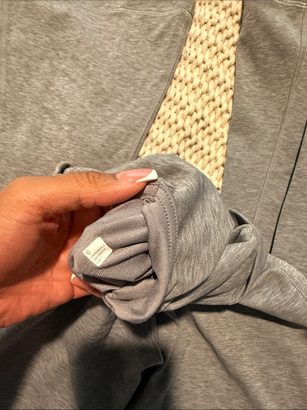 Lululemon Gray align mini flare 32.5” inseam - Picture 3 of 4